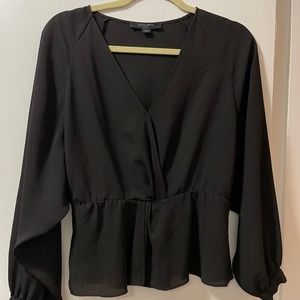 AllSaints Black Lasia Top